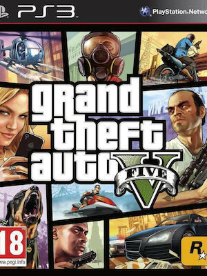 PS3 GRAND THEFT AUTO V GTA FIVE USED