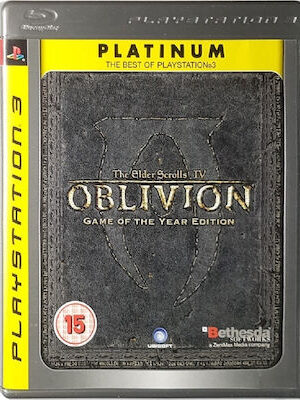The Elder Scrolls IV Oblivion Game Of The Year Platinum PS3 USED