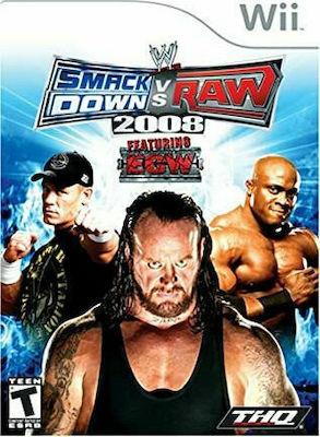 WWE SmackDown vs Raw 2008 Wii USED
