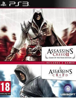 ASSASSIN'S CREED & ASSASSIN'S CREED II DOUBLE PACK (PS3) USED