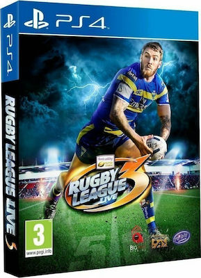 Rugby League Live 3 Edition PS4 Game USED