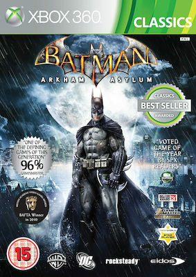 Batman Arkham Asylum CLASSICS XBOX 360 USED DISC ONLY