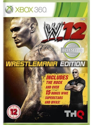 WWE 12 WrestleMania Edition Game (Classics) Xbox 360 USED