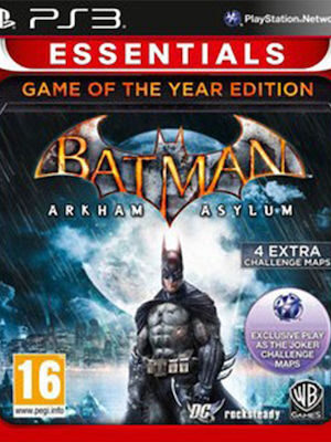 Batman: Arkham Asylum Game of the Year Edition (ESSENTIALS) PS3 USED