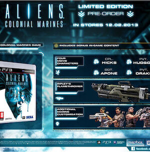 Aliens Colonial Marines (Extermination Edition) GAME ONLY PS3 USED