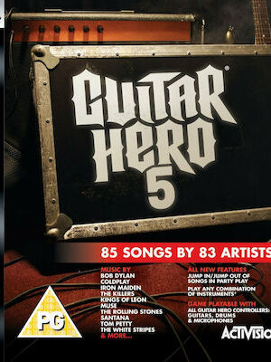 PS3 GAME - GUITAR HERO 5 - (ΜΟΝΟ ΠΑΙΧΝΙΔΙ) USED DISC ONLY