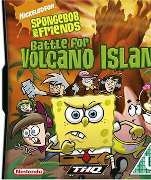 DS GAME - SPONGEBOB AND FRIENDS: BATTLE FOR VOLCANO ISLAND USED NO MANUAL