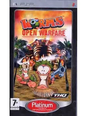 WORMS OPEN WARFARE PLATINUM - USED - PSP