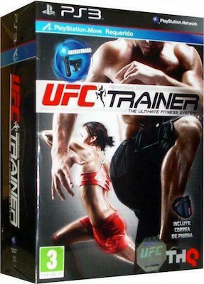 UFC Personal Trainer The Ultimate Fitness System (Leg Strap Bundle) PS3 Game USED