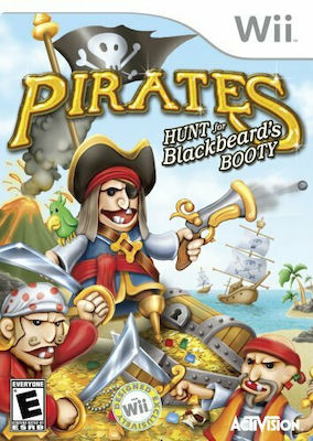Pirate's: The Hunt For Blackbeard's Booty - Nintendo Wii USED NO MANUAL