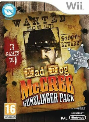 Mad Dog McCree: Gunslinger Pack – Wii Game USED