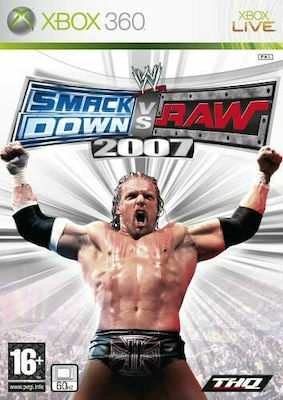 WWE SmackDown! vs. RAW 2007 (Xbox 360) USED NO MANUAL