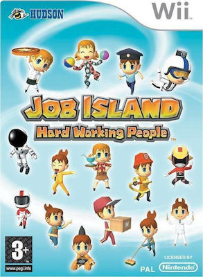 Job Island Hard Working People Wii USED DISC ONLY