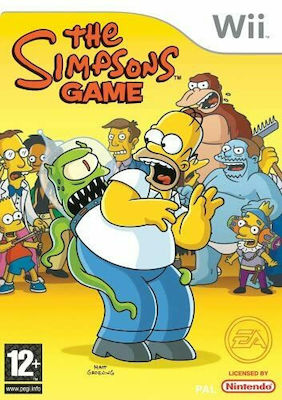 The Simpsons GAME (Wii) USED NO MANUAL