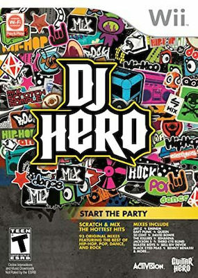 DJ Hero WII USED GAME ONLY NO MANUAL
