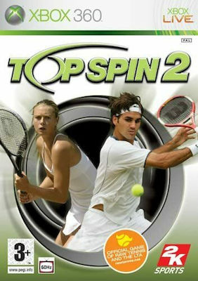 TOPSPIN 2 XBOX 360 USED DISC ONLY