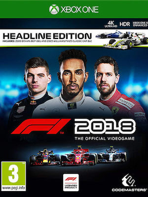 F1 2018 (Headline Edition) XBOX ONE USED