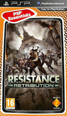 PSP RESISTANCE RETRIBUTION ESSENTIALS USED UMD ONLY