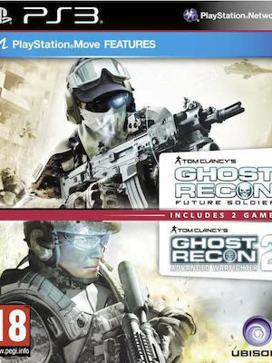 Tom Clancy's Ghost Recon Double Pack (Future Soldier/Advanced Warfighter 2) PS3 USED disc only