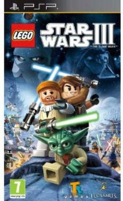 LEGO Star Wars III The Clone Wars PSP USED UMD ONLY