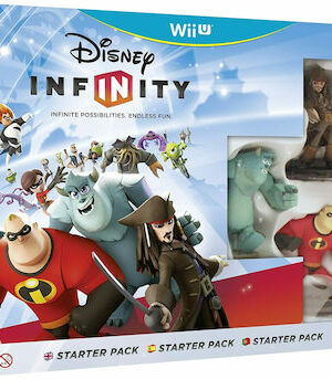 Disney Infinity Starter Pack (Nintendo Wii U) USED WITH FIGURES AND BASE NO BOX