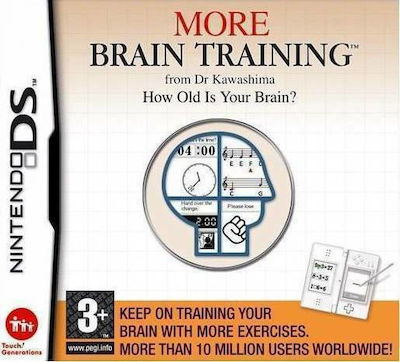 More Brain Training from Dr Kawashima: How Old Is Your Brain? DS NEW