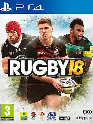 PS4 RUGBY 18 USED