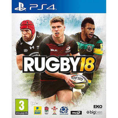 PS4 RUGBY 18 USED