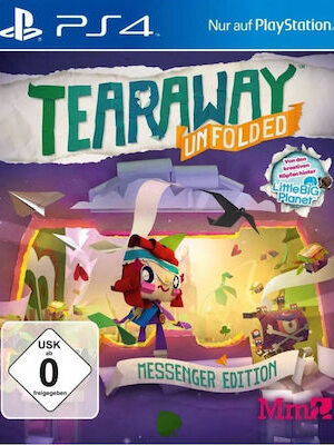 Tearaway Unfolded Messenger Edition PS4 NEW