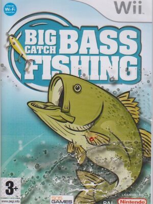 Big Catch Bass Fishing Wii USED
