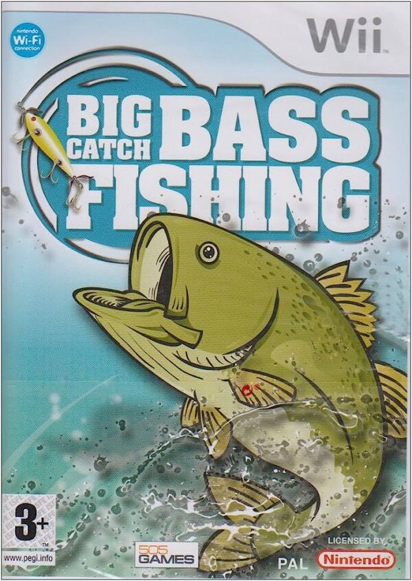 Big Catch Bass Fishing Wii USED