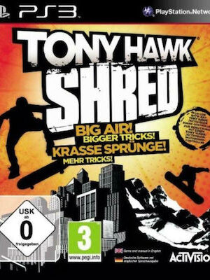 PS3 TONY HAWK SHRED USED