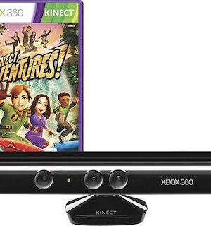 Microsoft Kinect Sensor & Kinect Adventures (XBOX 360) USED ΧΩΡΙΣ ΚΟΥΤΙ