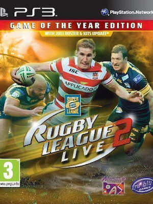 Rugby League Live 2 Game of the Year Edition PS3 USED