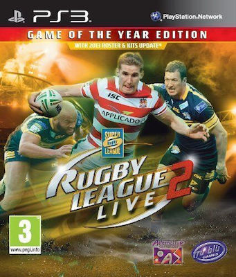 Rugby League Live 2 Game of the Year Edition PS3 USED