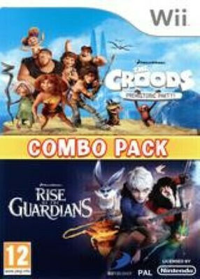 The Croods: Prehistoric Party! & Rise of the Guardians Wii Game (Used)