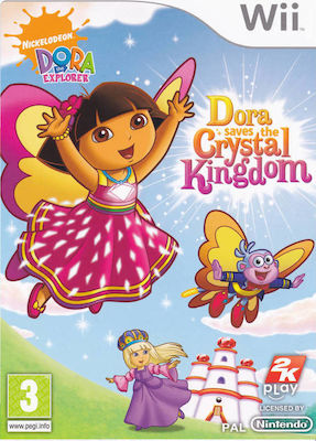 Nickelodeon Dora the Explorer Dora Saves the Crystal Kingdom Wii USED