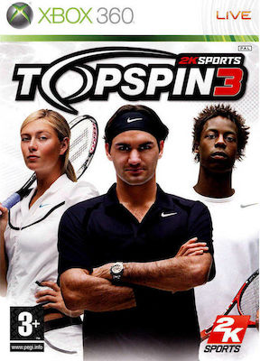 Top Spin 3 Xbox 360 USED