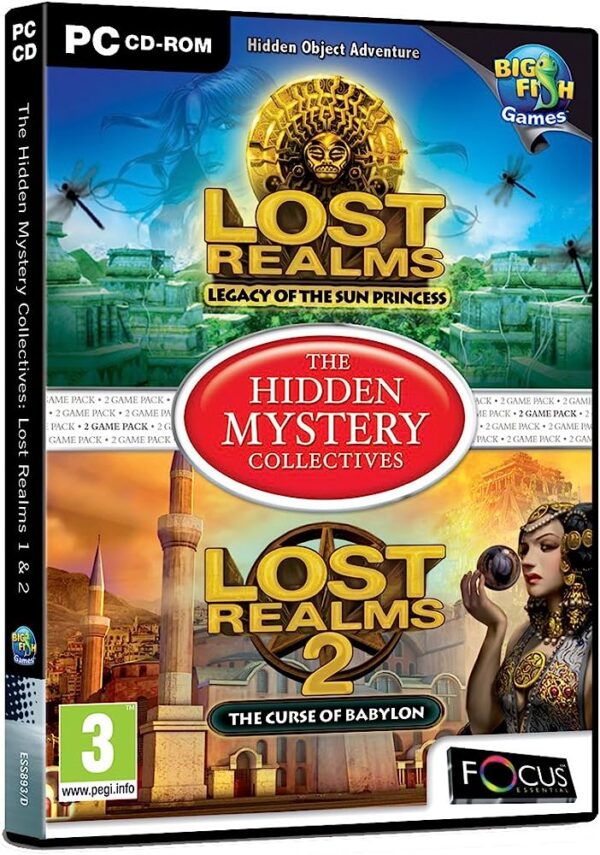 The Hidden Mystery Collectives: Lost Realms 1 and 2 PC Game USED