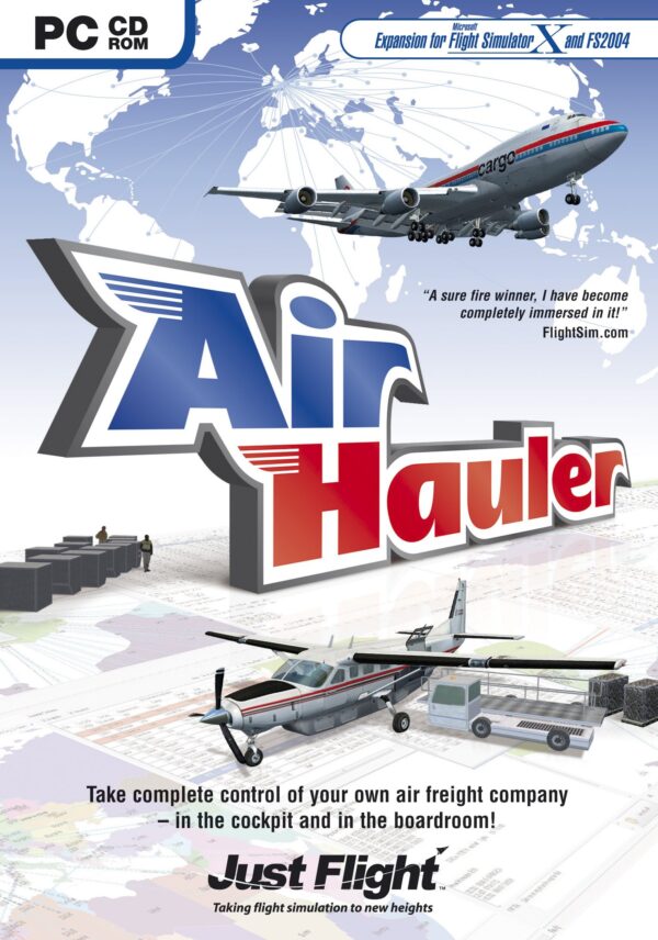 Air Hauler - Add-On for Flight Simulator X and FS2004 PC USED