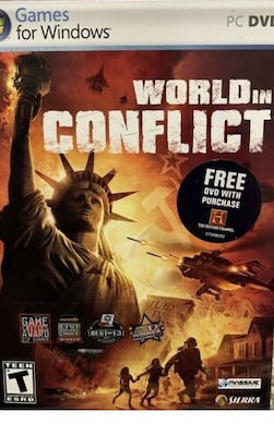 World in Conflict with History Channel DVD PC USED