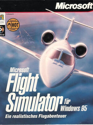 MICROSOFT FLIGHT SIMULATOR FOR WINDOWS 95 PC USED