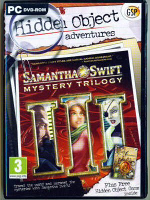 Samantha Swift Mystery Trilogy / Luxor Adventures PC Game USED
