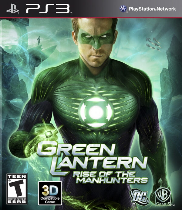 Green Lantern: Rise of the Manhunters PS3 Game USED