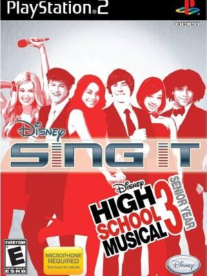 Disney Sing It: High School Musical 3: Senior Year PS2 USED NO MANUAL