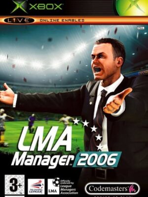 LMA Manager 2006 XBOX USED DAMAGED COVER