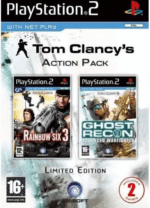 Tom Clancy's Action Pack Limited Edition: Rainbow Six 3 & Ghost Recon Advanced Warfighter PS2 USED