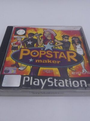 POPSTAR MAKER PLAYSTATION 1 PS1 PSX PAL BROKEN CASE USED