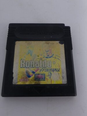 NINTENDO GAME BOY COLOR GAME GBC RONALDO V-FOOTBALL EUROPEAN CARTRIDGE USED