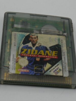 NINTENDO GAME BOY COLOR GAME GBC Zidane Football Generation EUROPEAN CARTRIDGE USED